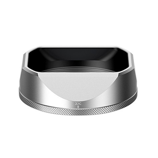 JJC适用富士X100VI相机遮光罩X100V微单镜头保护罩金属方形fuji x100五代六代相机UV滤镜转接环保护盖配件