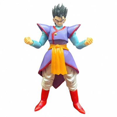 魂限定SHF七龙珠 可动悟空 贝吉特扎马斯超级赛亚人 国产模型手办