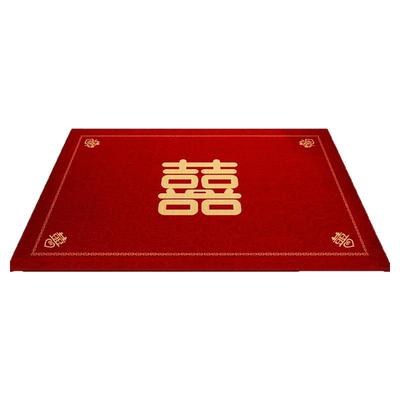情更浓入户地垫结婚红色喜庆