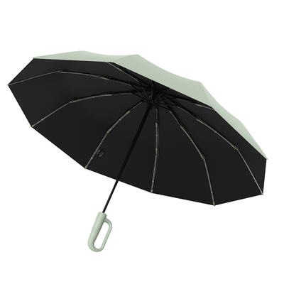 老爸评测环扣自动开合晴雨两用伞