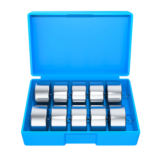 金属钩码组合套装10g/20g/50g/100g/200g小学科学教具初中物理力学实验器材单双钩组合钩码配重砝码教学仪器