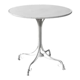 法式复古桌椅户外庭院套装白色做旧铁艺阳台网红小院桌椅花园餐椅