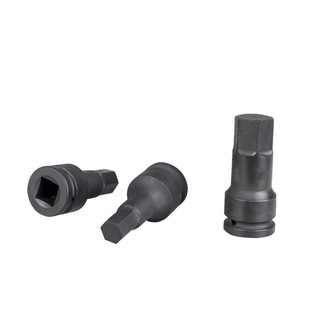 3/8寸进口内六角批头风炮套筒头10mm电气中飞动扳手5 6 7 8 10 12