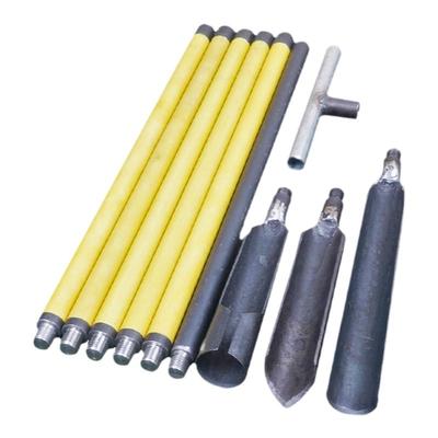 正宗文物考古绝缘洛阳铲取土器工具玻璃钢勘尾矿取样探铲打洞神器