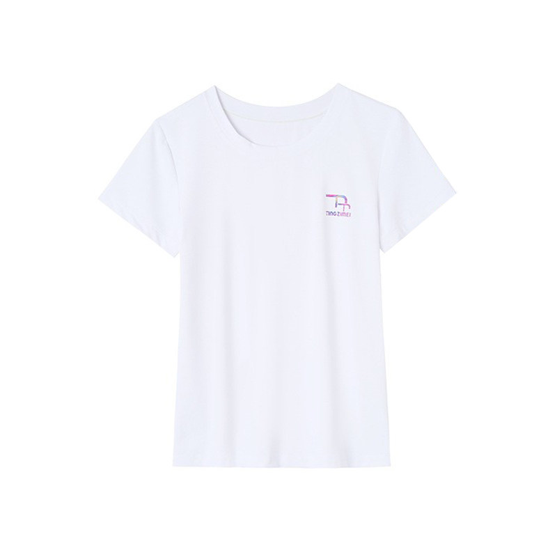时尚简约速干运动舞蹈服广场舞健身跳舞上衣大妈团队集体演出t恤