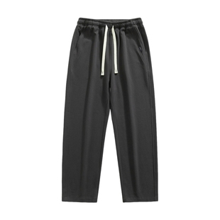 男士冬装加绒裤子运动裤男款加厚直筒宽松休闲裤2025新款冬卫裤男