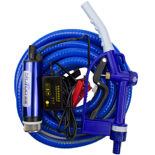 羽拓枪停泵停抽油泵12v24v关枪停机抽油泵大流量车载自吸潜水泵