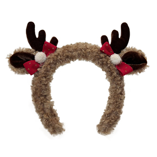 圣诞头饰可爱小熊鹿角发箍雪人头箍圣诞节发饰圣诞帽搞怪小鹿发卡