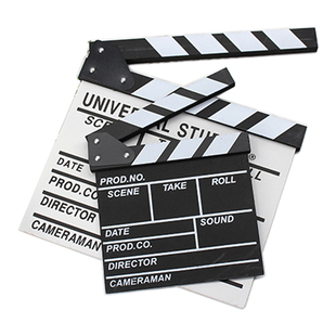 场记板电影打板专业创意摆件拍照摄影道具木质英文导演板ins北欧