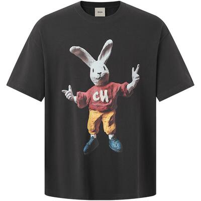 CHINISM赤尘数码印花短袖T恤男