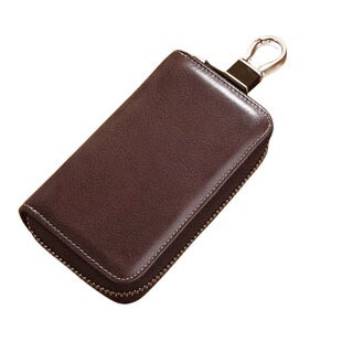 2025新款创意复古钥匙包男大容量拉链钥匙收纳包多功能汽车锁钥包