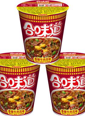 NISSIN日清合味道香辣牛肉面劲道