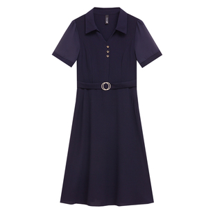 妈妈夏装连衣裙气质修身显瘦2026新款中年女士夏季短袖小个子裙子