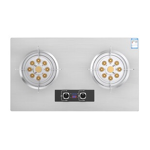 美康好太太燃气灶双灶家用台式液化气煤气灶天然气嵌入式猛火煤气