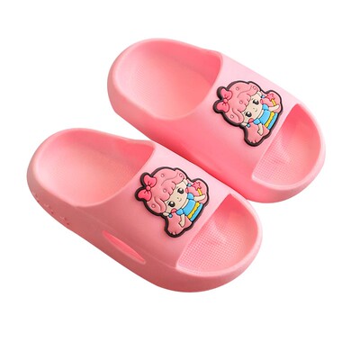 夏季可爱卡通公主儿童拖鞋男女