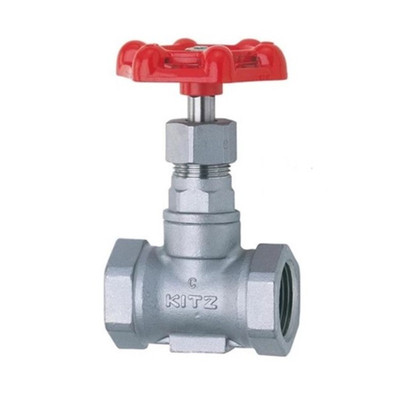 进口KITZ不锈钢截止阀S13A耐高温蒸汽阀UCL日本10K厚型耐腐蚀阀门