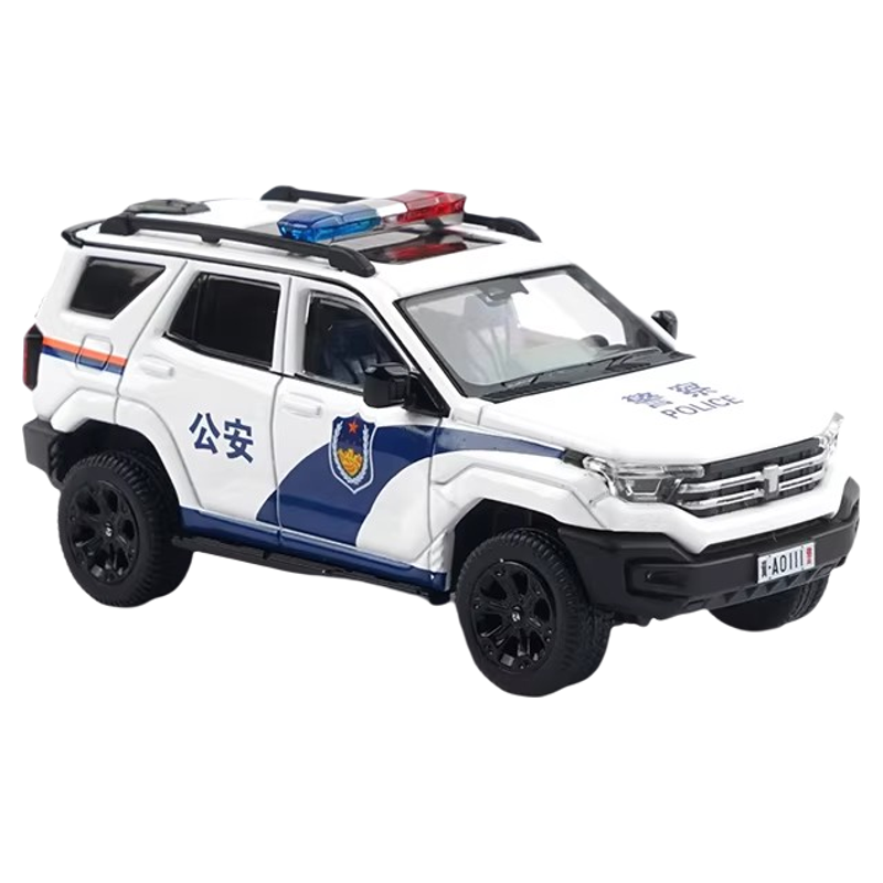 拓意1/64合金车模型坦克400特警