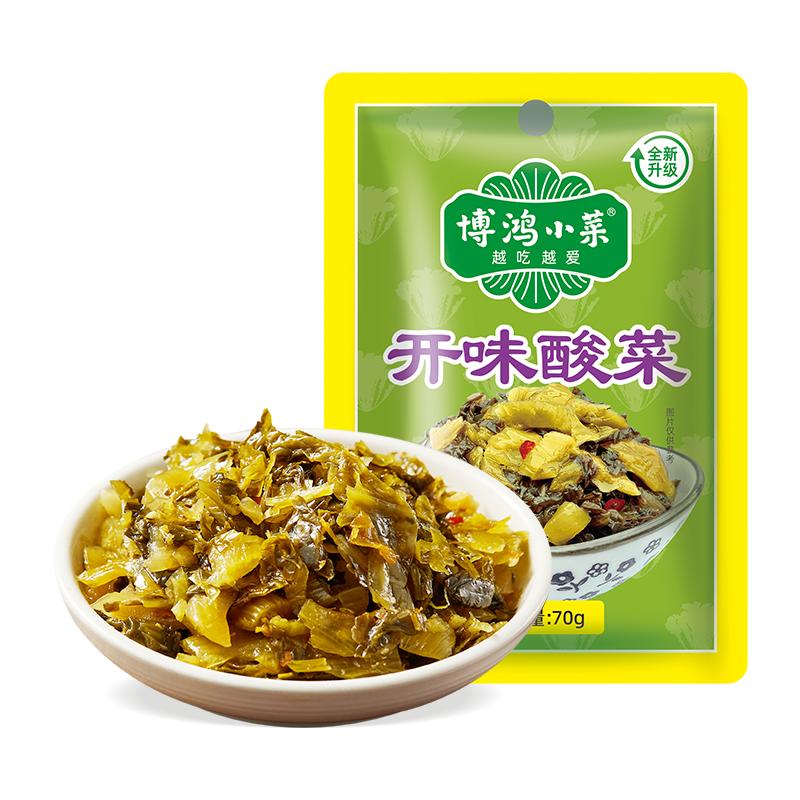 博鸿小菜开味酸菜70g*5包农家风味泡菜下饭菜