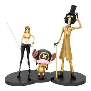 现货剧场版海贼路飞 山治 索隆乔巴娜美布鲁克罗宾弗兰奇手办礼物