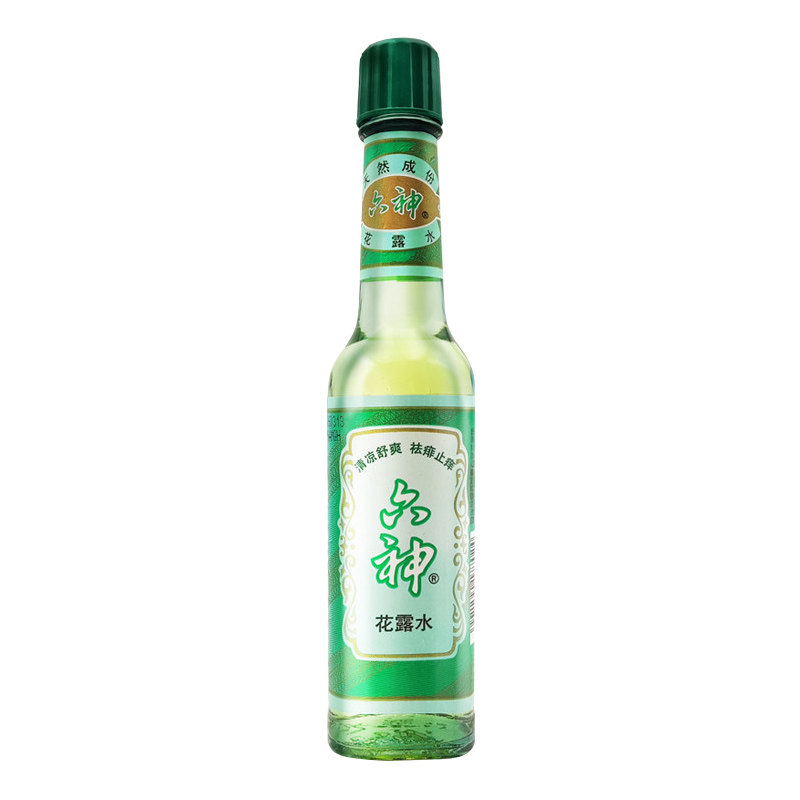 六神花露水经典玻璃瓶送分装瓶