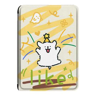 电子书适用kindle阅读器paperwhite线条小狗scribe保护套kpw4卡通5个性6寸oasis3潮2第11代958/voyage1499壳