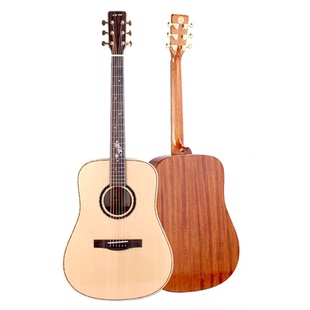 红棉手工加震全单吉他民谣41 40寸实木板36 38男女生左手考级电箱