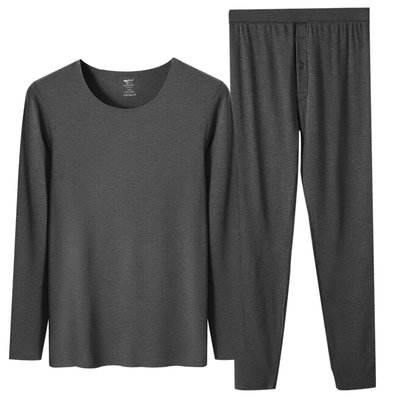 七匹狼发热德绒无痕秋衣保暖内衣