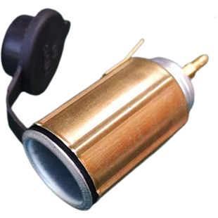 全金属点烟器总成车载电源插座母座车充口后备箱加改装加粗延长线