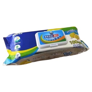 升级版加大加厚清洁去油厨房湿巾油烟机灶台一次性懒人抹布清洁液