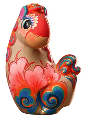 吉兔坊马年手工桌面十二生肖摆件