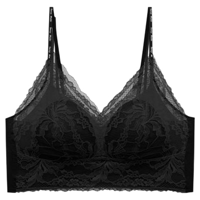 【蕾丝小耳朵】思兰芬内衣女小胸微聚拢软支撑无钢圈胸罩蕾丝文胸