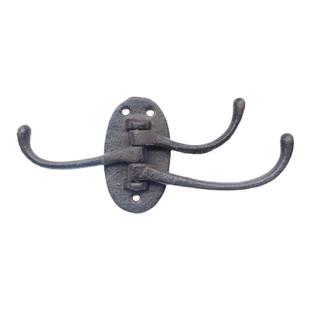 欧式复古铁艺铸铁挂钩庭院花园户外 服装店装饰挂衣钩衣帽钩顶钩