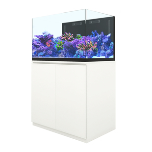 韵海海缸TR90底滤式海水鱼缸tr60珊瑚缸小型超白玻璃缸PW板材底柜