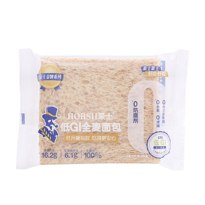 豪士低GI全麦面包早餐零食小吃