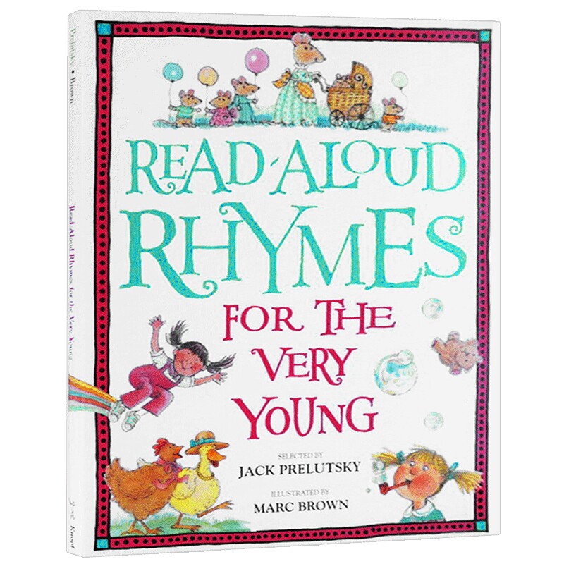 学前儿童英语诗歌朗诵韵文 英文原版书籍 Read-Aloud Rhymes for the Very Young 学美国共同核心课程标准文本范例 原版英文书
