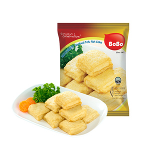 BoBo波波海鲜豆腐鱼饼新加坡进口火锅烧烤汤面关东煮丸子食材168g