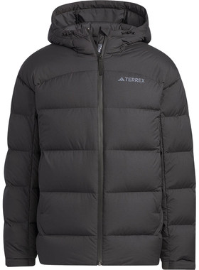 Adidas/阿迪达斯正品2025男士运动户外鹅绒保暖连帽羽绒服IL8965