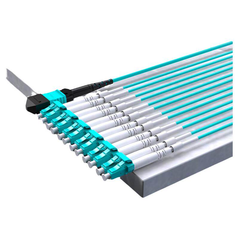 万兆多模MPO光纤跳线40g尾纤线LC