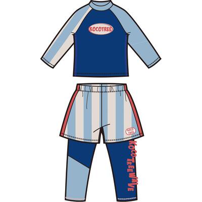 KK树A类防晒儿童泳衣裤