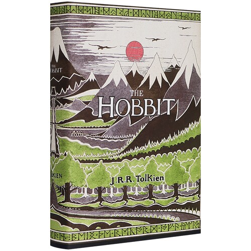 霍比特人 The Hobbit 英文原版小说 西方奇幻文学经典作品 70周年纪念版 托尔金手绘封面 电影原著 进口英语书籍 J.R.R.托尔金