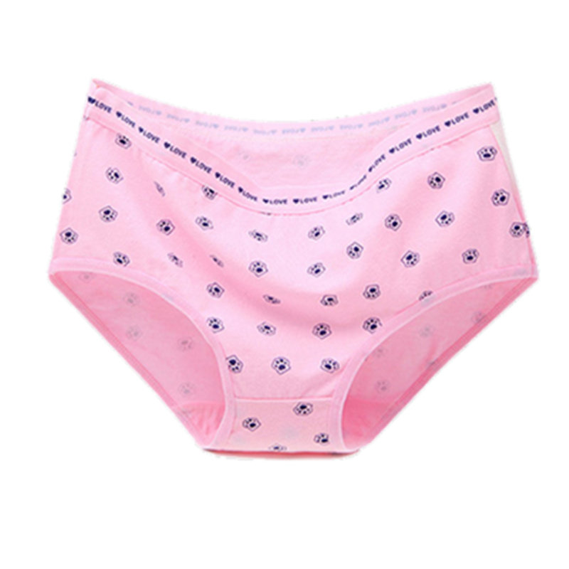 内裤女浪莎抗菌中腰纯棉