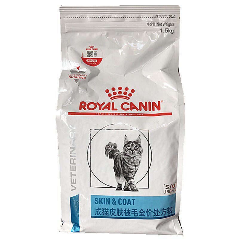 皇家成猫皮肤全价处方粮1.5kg