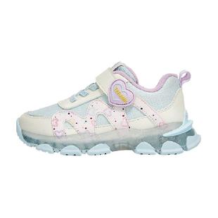 泰兰尼斯冬季新款女童鞋闪灯鞋保暖运动鞋软底亮灯鞋子儿童休闲鞋