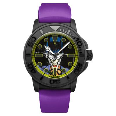 正品代购UNDONE x Joker小丑DC漫画蝙蝠侠自动机械蓝宝石男士手表