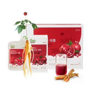 韩国正官庄6年根高丽参人参滋补品石榴浓缩液50ml*30包至26年4月