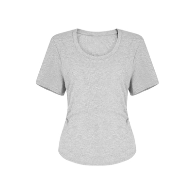 短袖女夏季t恤正肩上衣大码