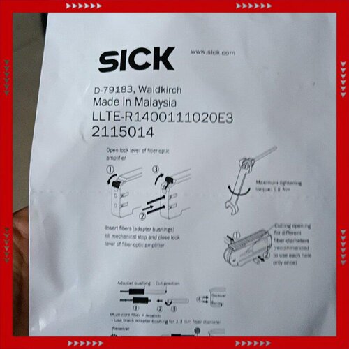 【问价】SICK西克光纤传感器LLTE-R140011102