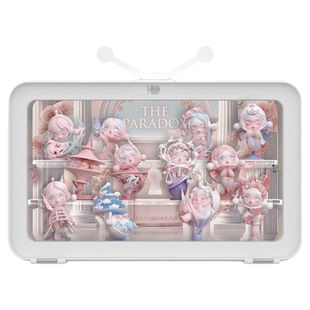 乐一百适用于泡泡玛特SKULLPANDA进退之门手办盲盒收纳盒展示盒