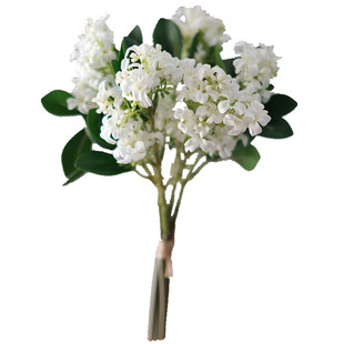 仿真花 丁香花ins风高档插花摆件客厅摆设绢花艺家居装饰婚礼布置