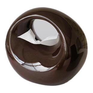 NALU那路艺术感树脂纸巾盒客厅玄关高档轻奢创意桌面摆件手提款